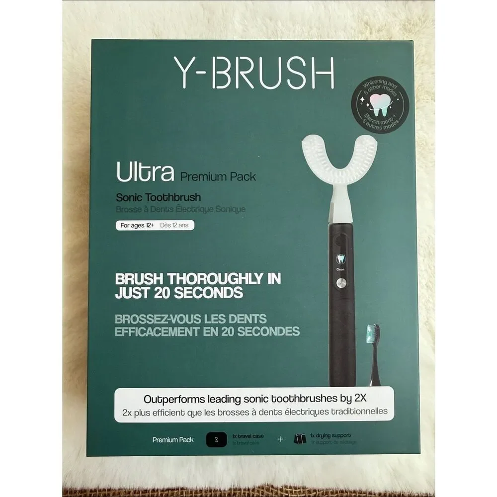 Black Sonic Toothbrush - Ultra Premium Pack